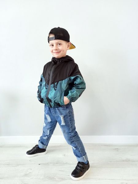 Дитяча вітрівка для хлопчика Kids Fashion 100 см чорний 33678357 фото
