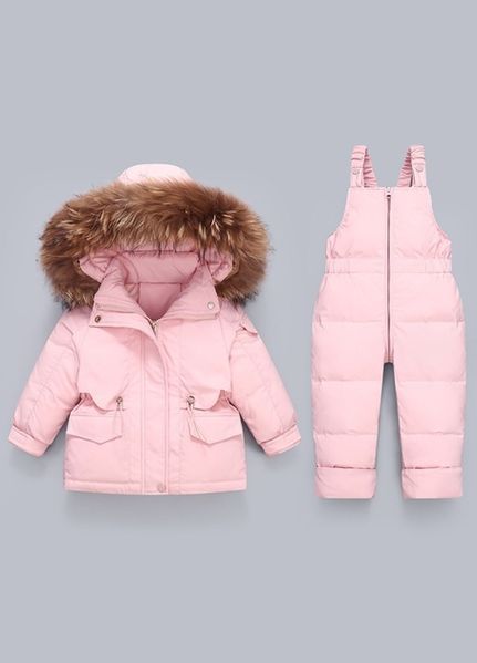 Зимовий дитячий костюм для дівчинки Motex 92 см рожевий 70519739 фото