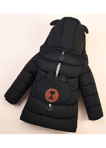Дитяча куртка для хлопчика JinPin 116 см чорна 56626125 фото