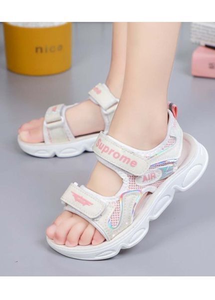 Дитячі босоніжки для дівчинки Fashion 26 розмір білі 64084929 фото