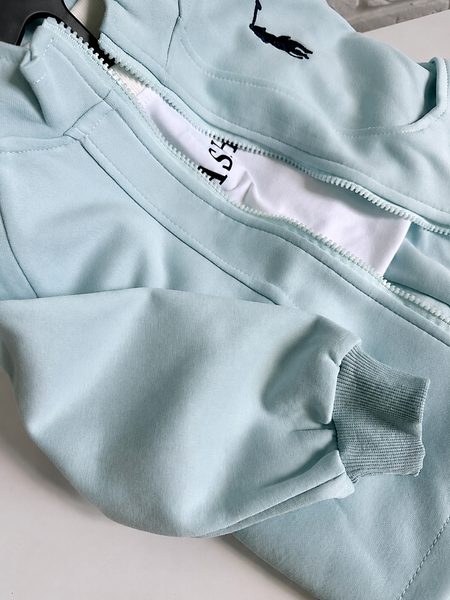 Детский спортивный костюм для мальчика тройка Fashion 92 см голубой 60582642 фото