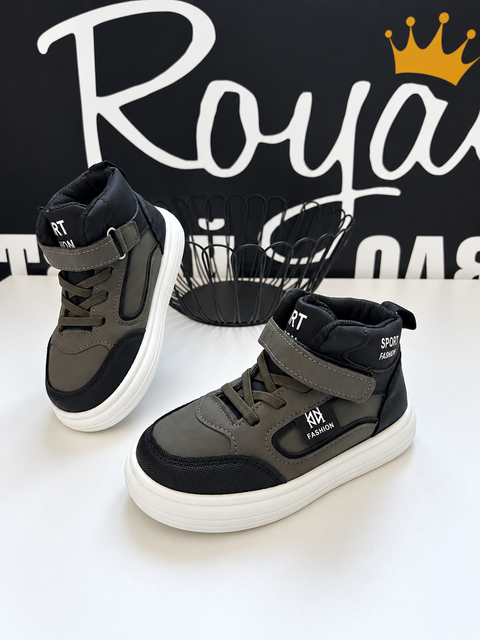 Дитячі хайтопи для хлопчика Sport Fashion 21 розмір хакі 60582746 фото