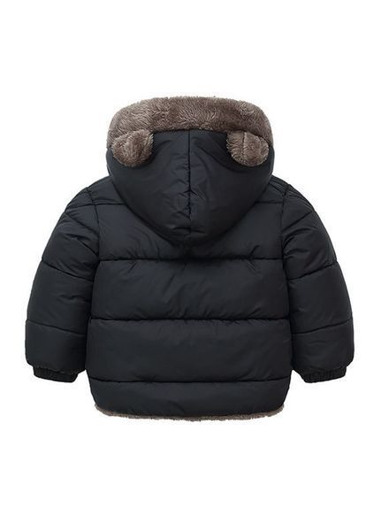 Зимняя детская куртка для мальчика 104 см черный 53812168 фото