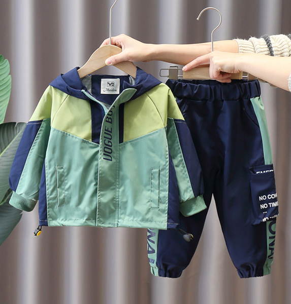 Детский спортивный костюм для мальчика куртка, брюки Vogue Boy 98-104 см синий 60582849 фото