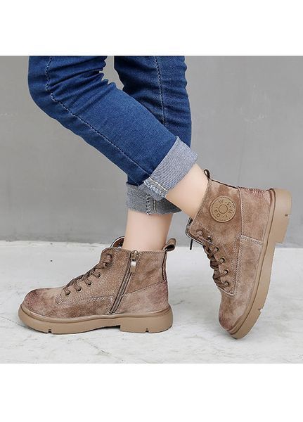 Зимние детские ботинки для мальчика JPX SHOES 27 размер бежевые 43852706 фото