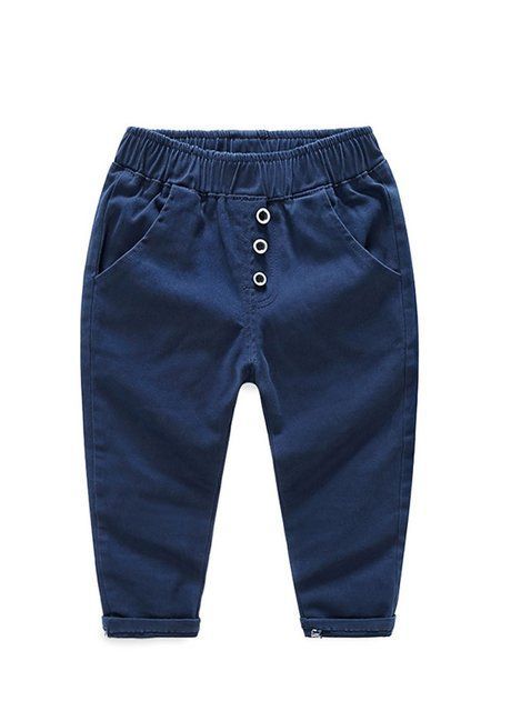 Детские брюки для мальчика WELLKIDS 104 см синие 48584586 фото