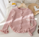 Детский костюм для девочки кардиган, брюки Sweet 80 см розовый 60583110 фото 4