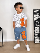 Дитячий костюм для хлопчика Mio Bambino 104 см білий