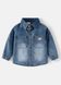 Детская рубашка для мальчика WELLKIDS 110 см синий 89542870 фото 3