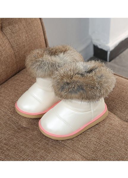 Зимові дитячі уггі для дівчинки MiKids 21 розмір білі 27134527 фото