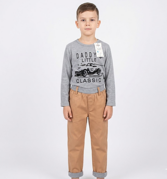 Дитячий комплект для хлопчика Baby Fashion Clothes 80 - 86 см сірий 35976452 фото
