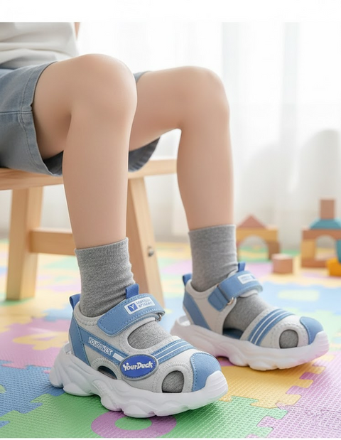 Дитячі сандалії для хлопчика Bape kids 26 розмір блакитні 63981278 фото