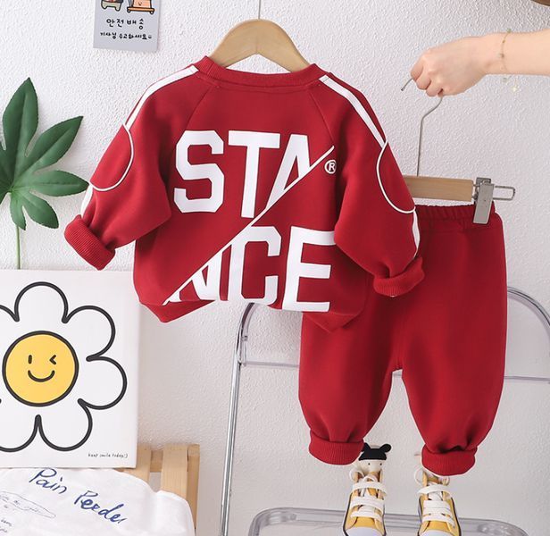 Детский спортивный костюм для мальчика Happykids 80 см красный 99444653 фото