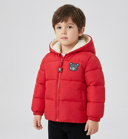 Демисезонная детская куртка для мальчика Moda 104 см красный 68989130 фото
