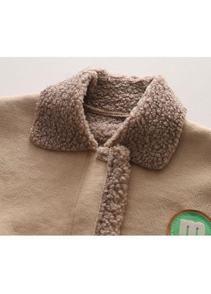 Весенняя детская куртка для мальчика 80 см бежевый 78160507 фото