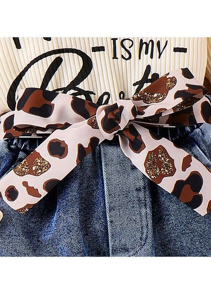 Дитячий костюм для дівчинки Shein 104 см бежевий 75064532 фото