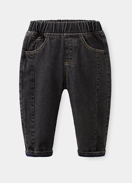 Дитячі джинси для хлопчика WELLKIDS 104 - 110 см чорні 55357324 фото